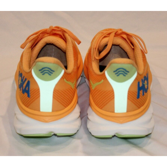 NIB Hoka One One Men's Clifton 9 Running Athletic Sneakers SLRL Orange Sz 13 NIB - Picture 5 of 6